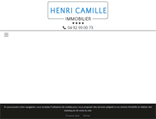 Tablet Screenshot of henricamille.com